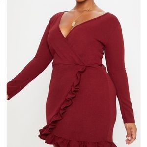 Red Wrap Dress